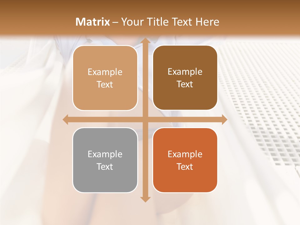 Girl Brunette Sensuality PowerPoint Template