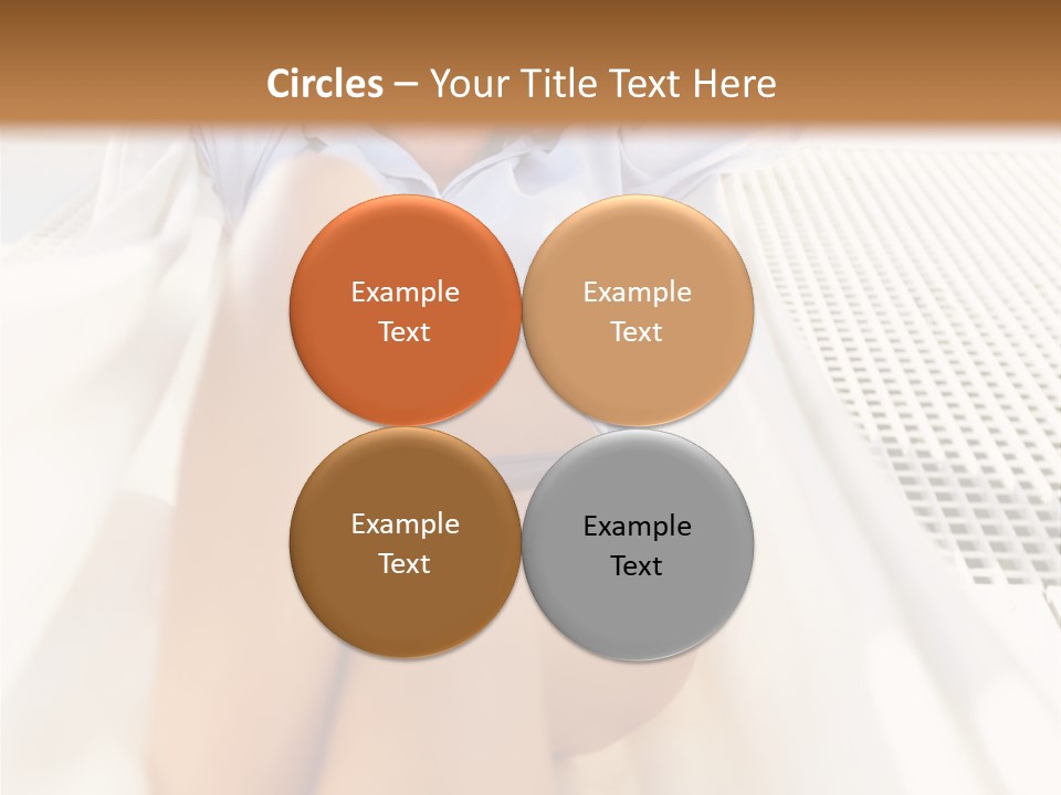 Girl Brunette Sensuality PowerPoint Template