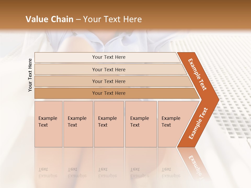 Girl Brunette Sensuality PowerPoint Template