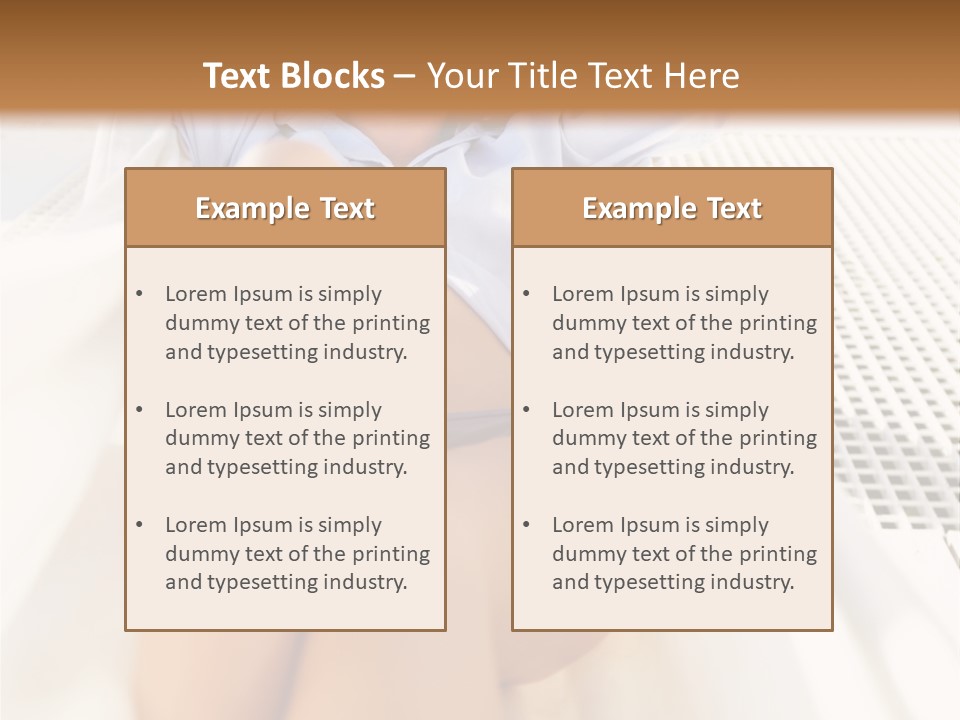 Girl Brunette Sensuality PowerPoint Template