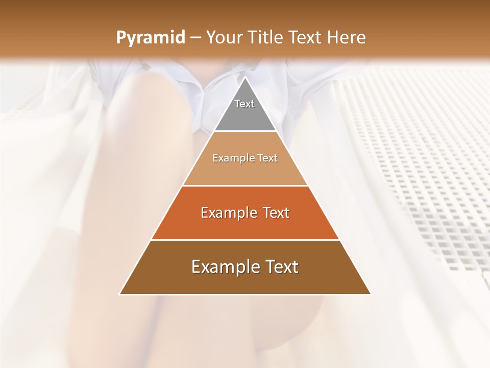 Girl Brunette Sensuality PowerPoint Template