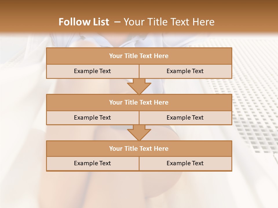 Girl Brunette Sensuality PowerPoint Template