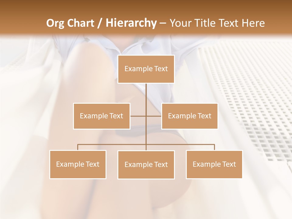 Girl Brunette Sensuality PowerPoint Template