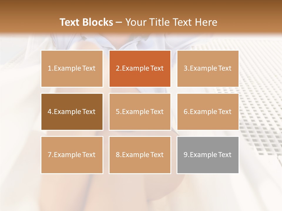 Girl Brunette Sensuality PowerPoint Template