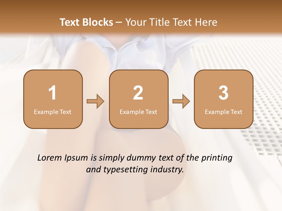 Girl Brunette Sensuality PowerPoint Template