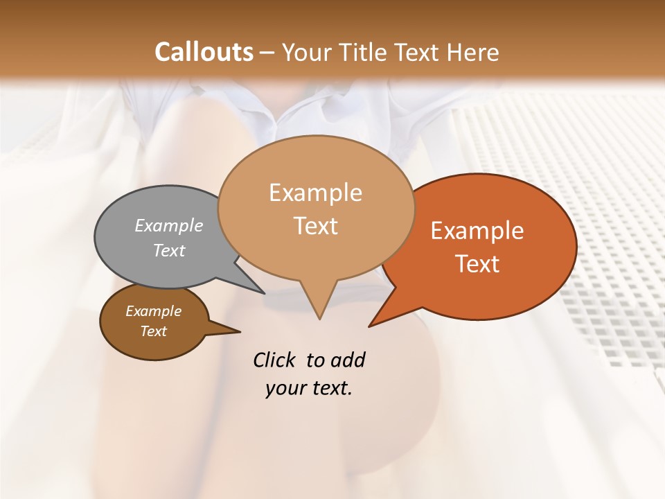 Girl Brunette Sensuality PowerPoint Template