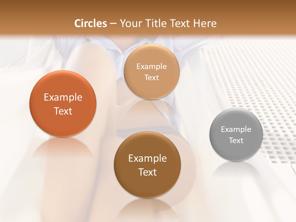 Girl Brunette Sensuality PowerPoint Template