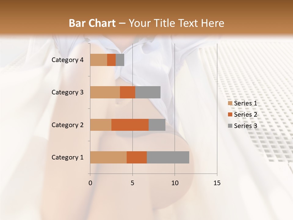 Girl Brunette Sensuality PowerPoint Template