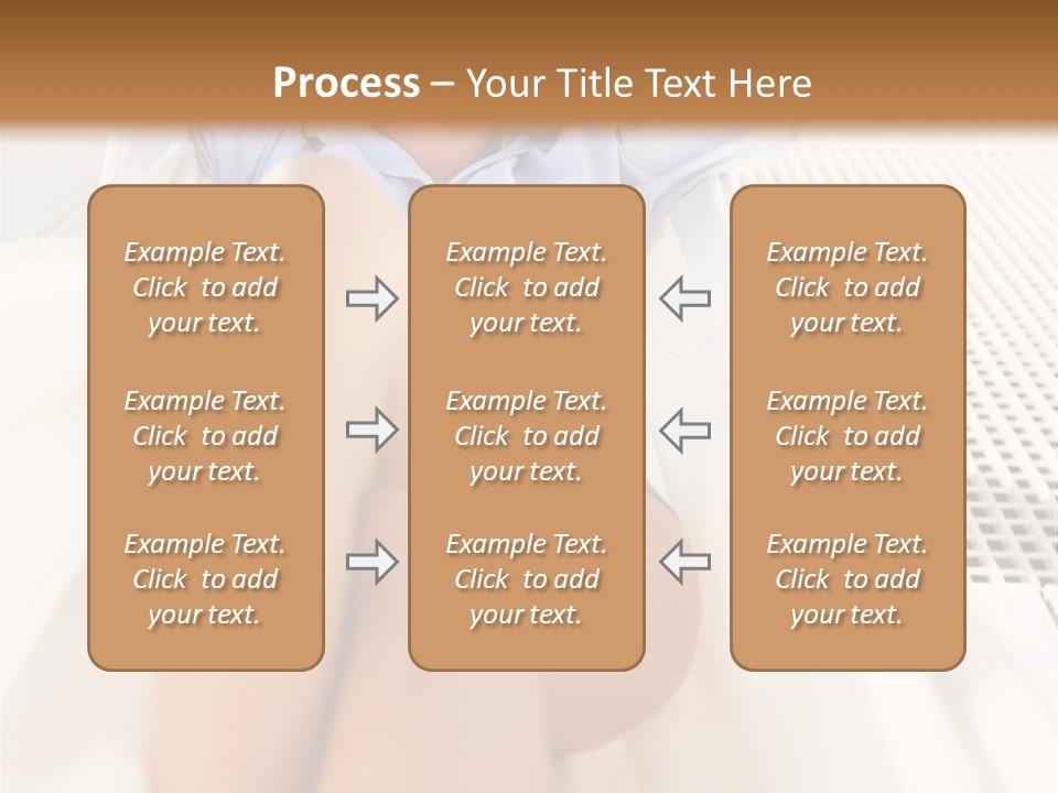 Girl Brunette Sensuality PowerPoint Template