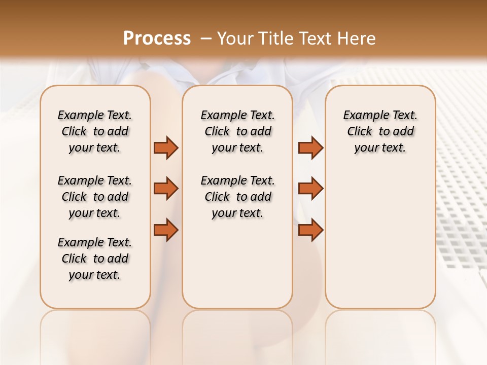 Girl Brunette Sensuality PowerPoint Template