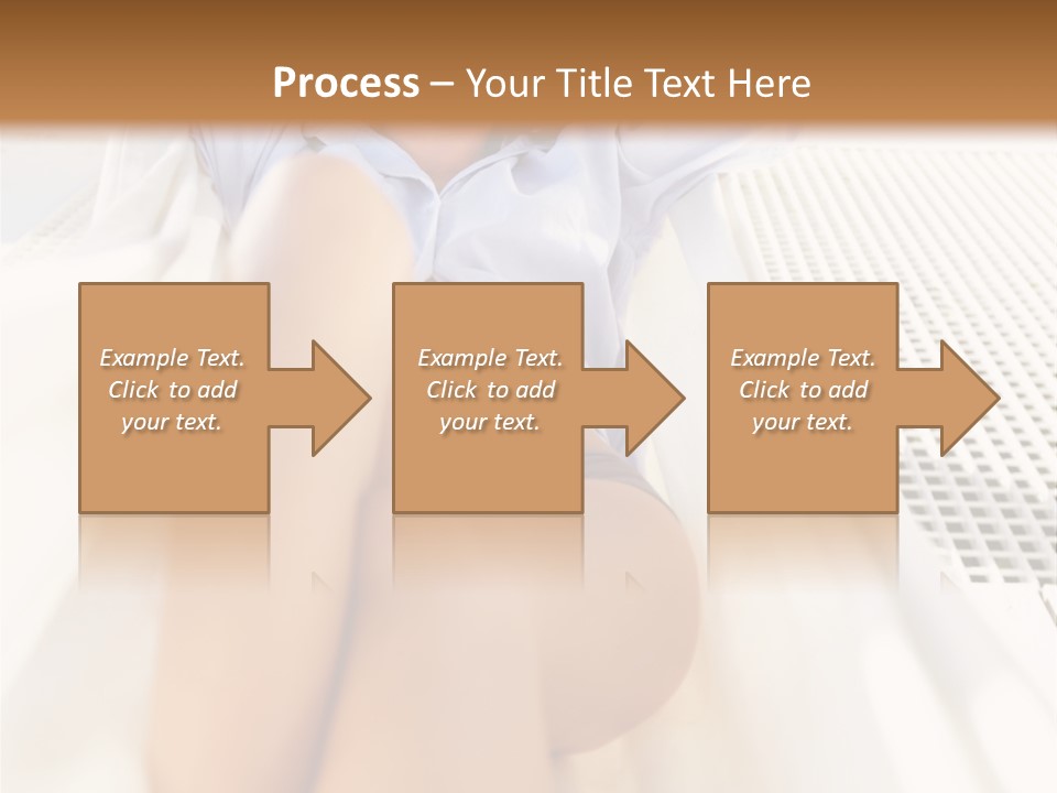 Girl Brunette Sensuality PowerPoint Template