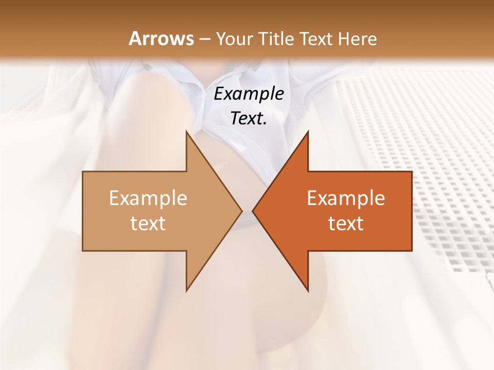 Girl Brunette Sensuality PowerPoint Template