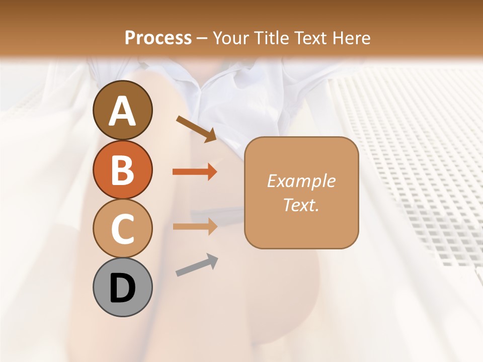 Girl Brunette Sensuality PowerPoint Template