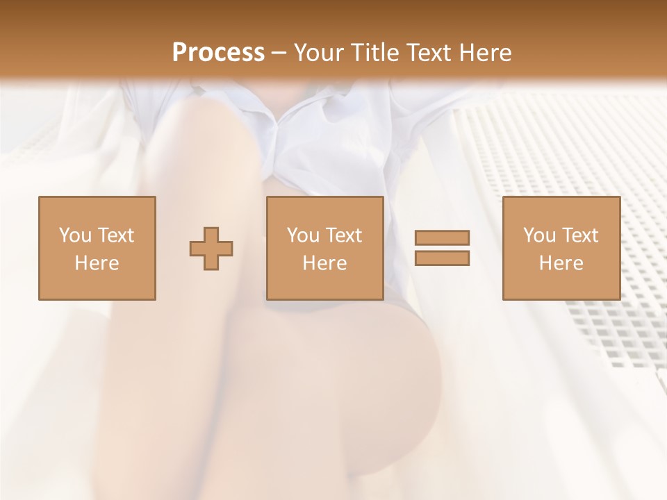 Girl Brunette Sensuality PowerPoint Template