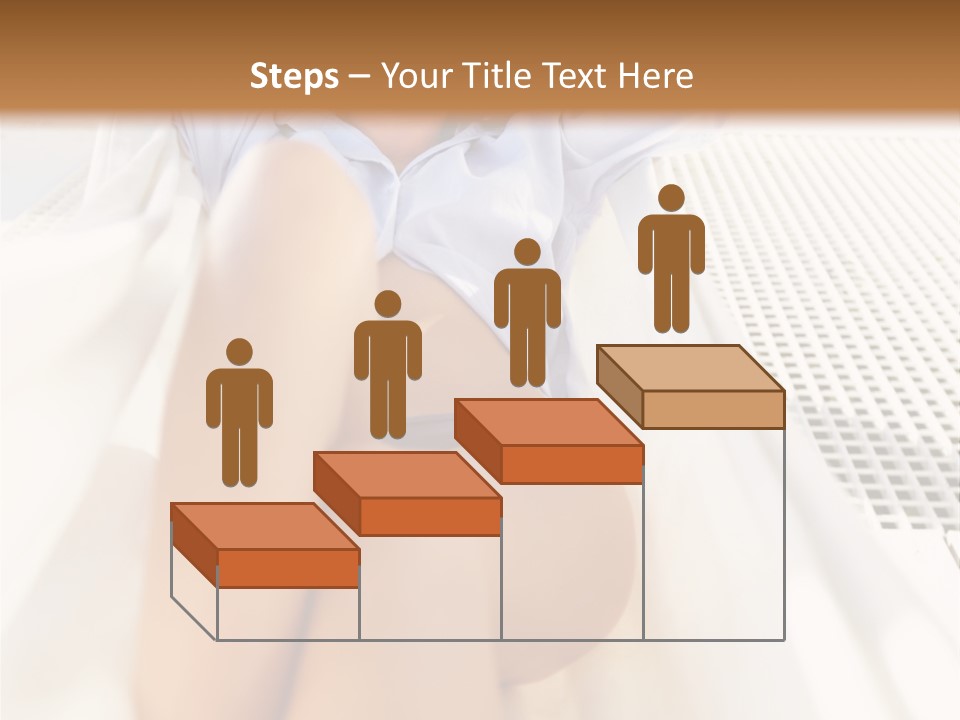 Girl Brunette Sensuality PowerPoint Template