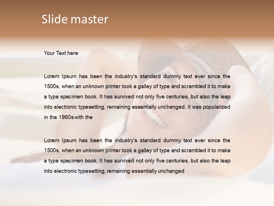 Hammock Authentic Portrait PowerPoint Template