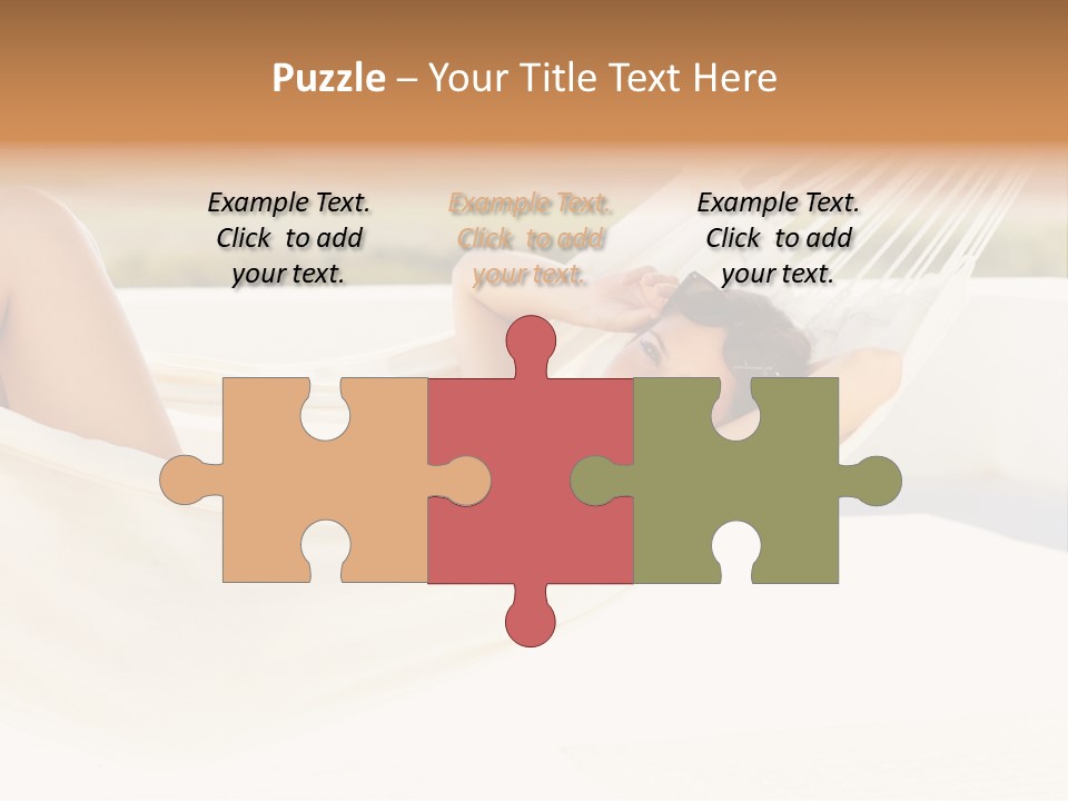 Caucasian Woman Women PowerPoint Template