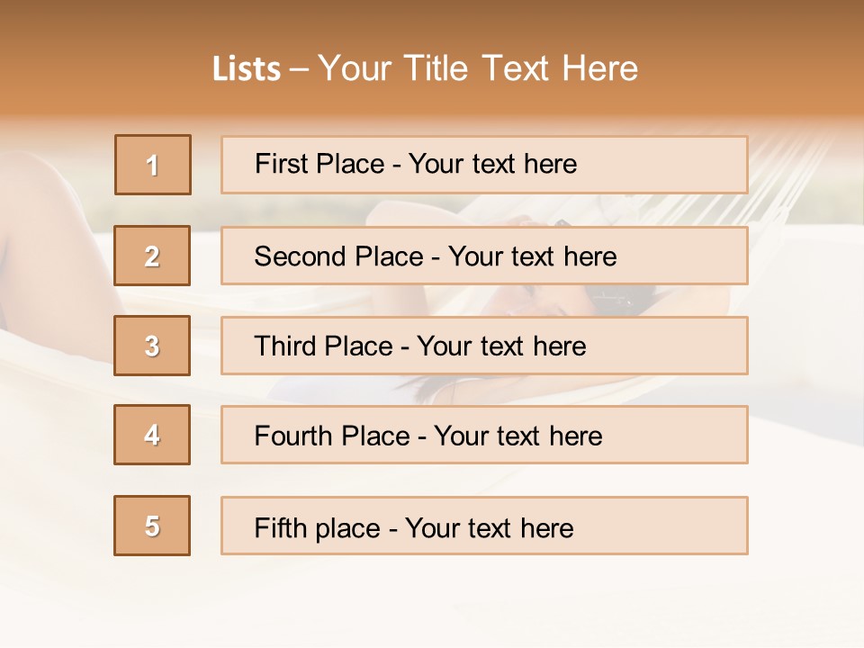 Caucasian Woman Women PowerPoint Template