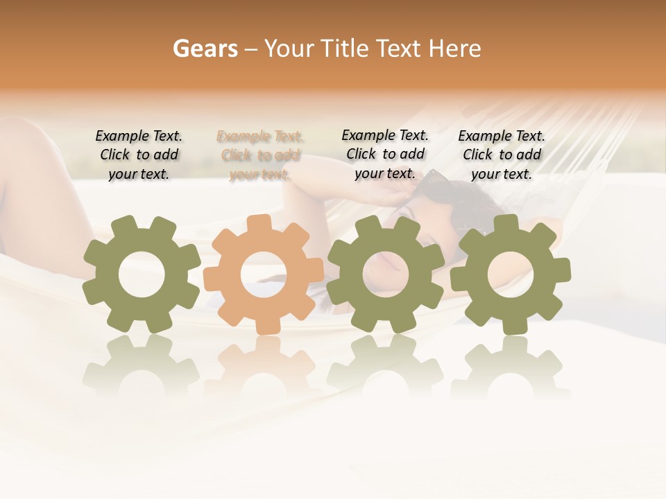 Caucasian Woman Women PowerPoint Template