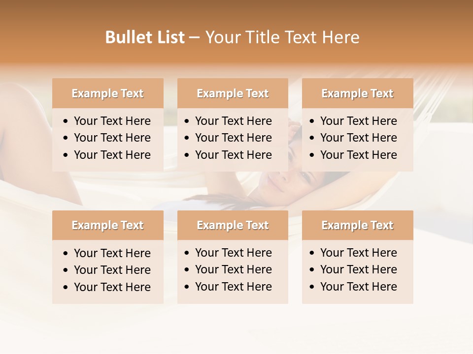 Caucasian Woman Women PowerPoint Template