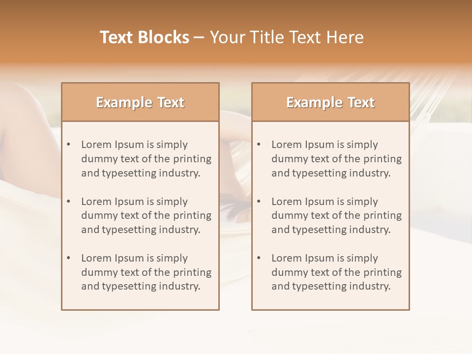 Caucasian Woman Women PowerPoint Template