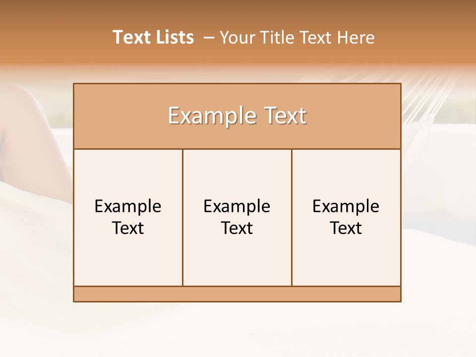 Caucasian Woman Women PowerPoint Template