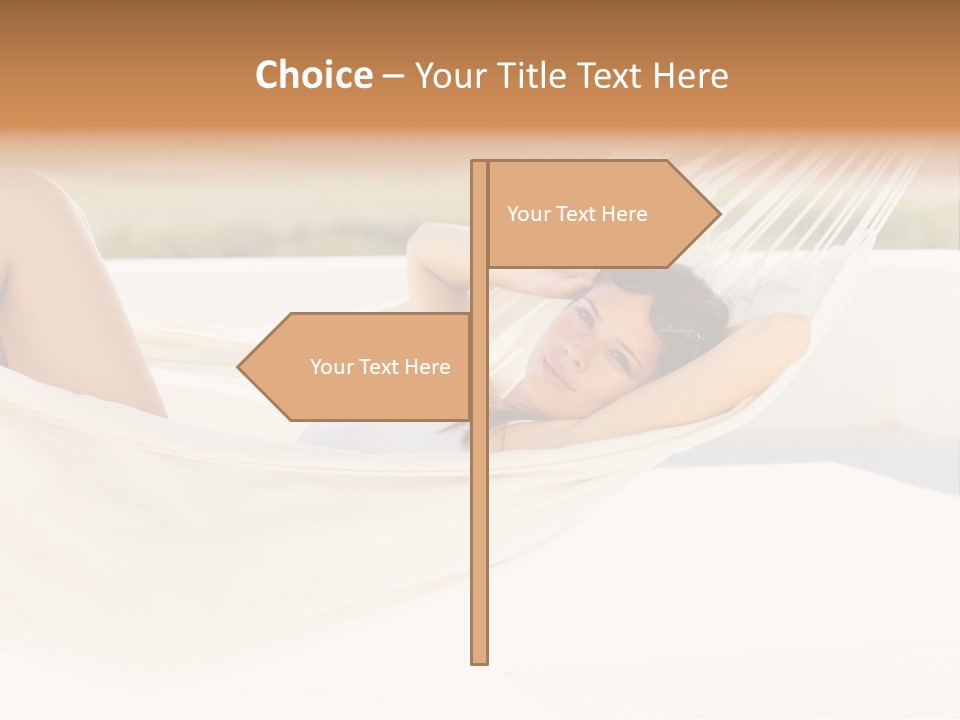 Caucasian Woman Women PowerPoint Template