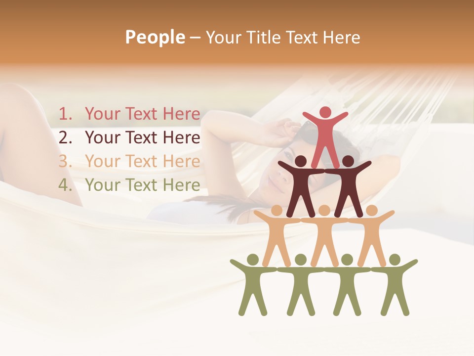 Caucasian Woman Women PowerPoint Template