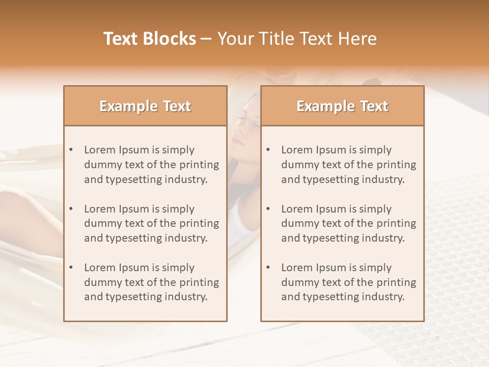 Women Summer Authentic PowerPoint Template