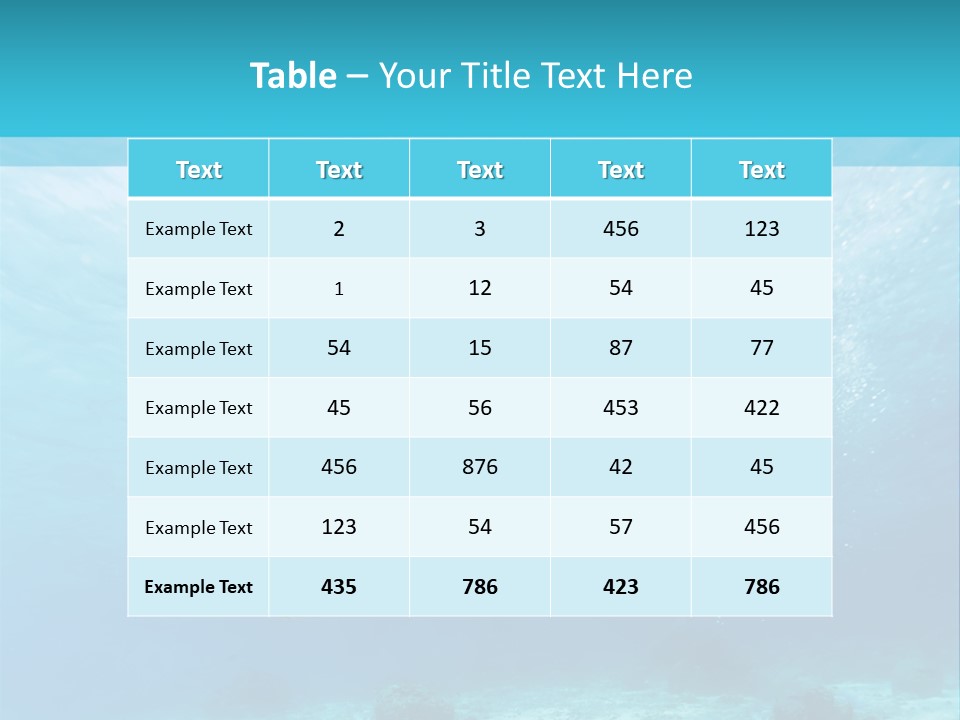 Tropical Man Diving PowerPoint Template