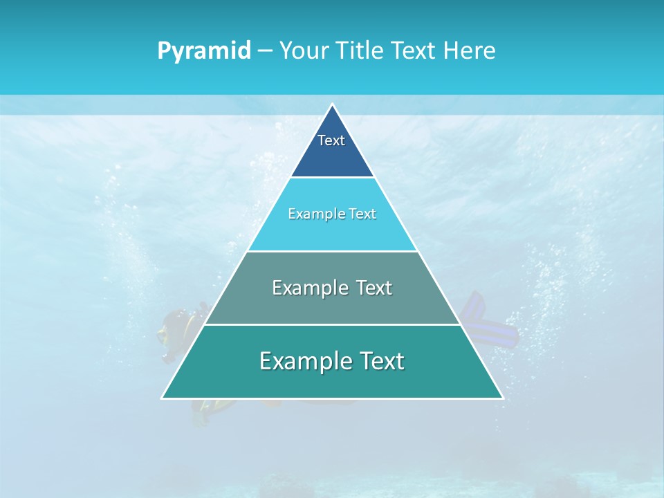 Tropical Man Diving PowerPoint Template