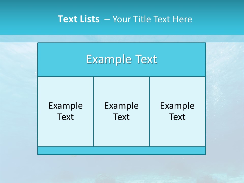Tropical Man Diving PowerPoint Template