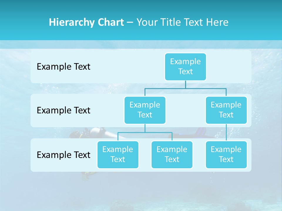 Tropical Man Diving PowerPoint Template