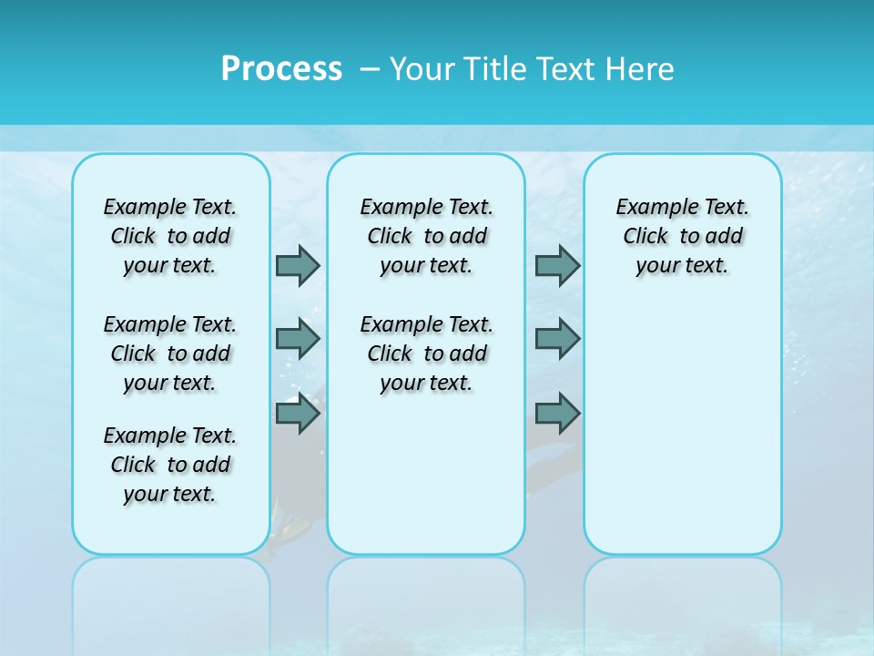 Tropical Man Diving PowerPoint Template