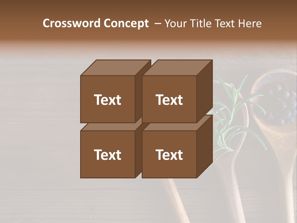 Antique Juniper Cuisine PowerPoint Template