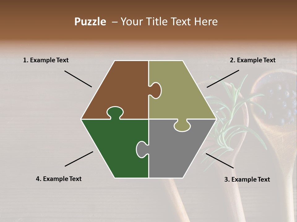 Antique Juniper Cuisine PowerPoint Template