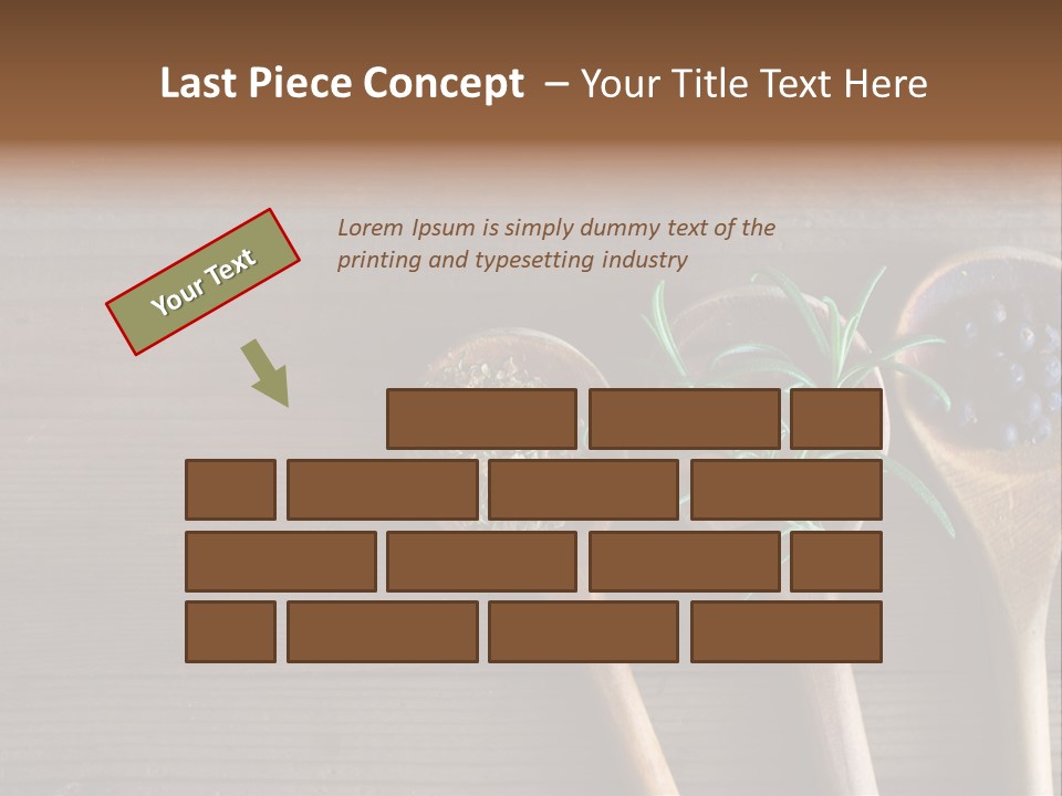 Antique Juniper Cuisine PowerPoint Template