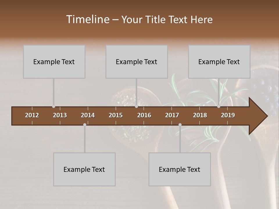 Antique Juniper Cuisine PowerPoint Template
