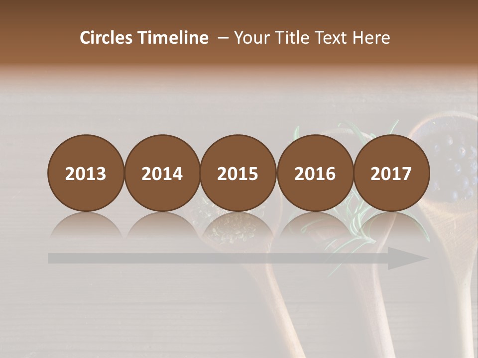 Antique Juniper Cuisine PowerPoint Template