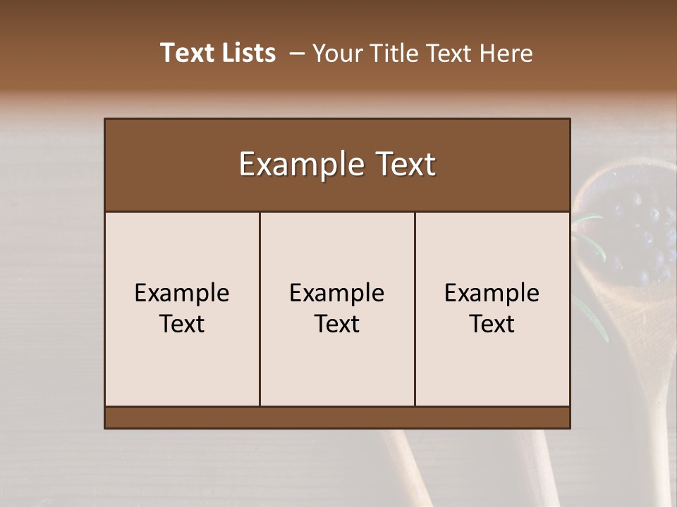 Antique Juniper Cuisine PowerPoint Template