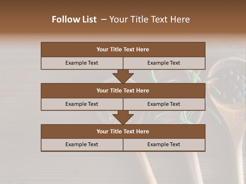 Antique Juniper Cuisine PowerPoint Template