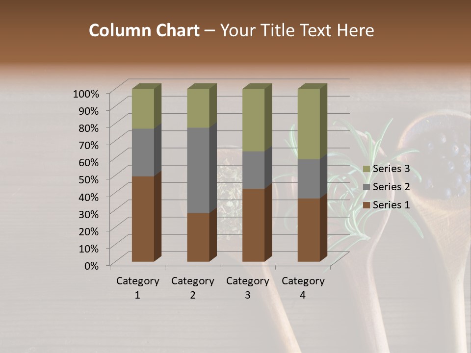 Antique Juniper Cuisine PowerPoint Template