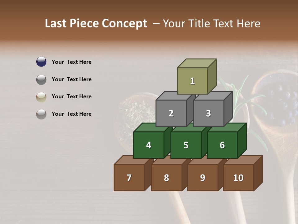 Antique Juniper Cuisine PowerPoint Template