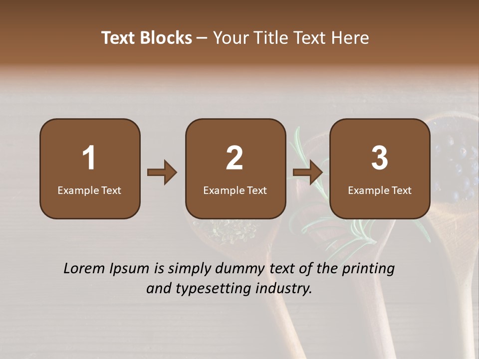 Antique Juniper Cuisine PowerPoint Template