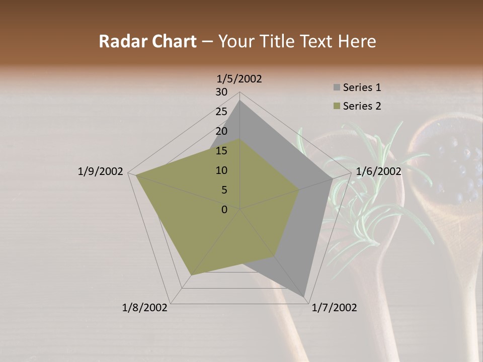 Antique Juniper Cuisine PowerPoint Template