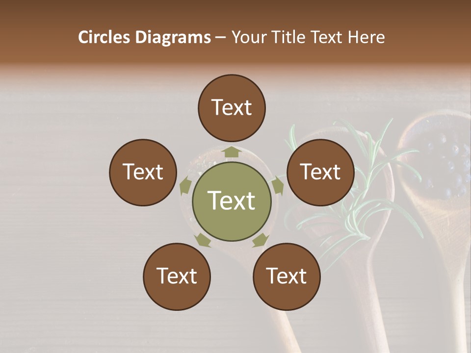 Antique Juniper Cuisine PowerPoint Template