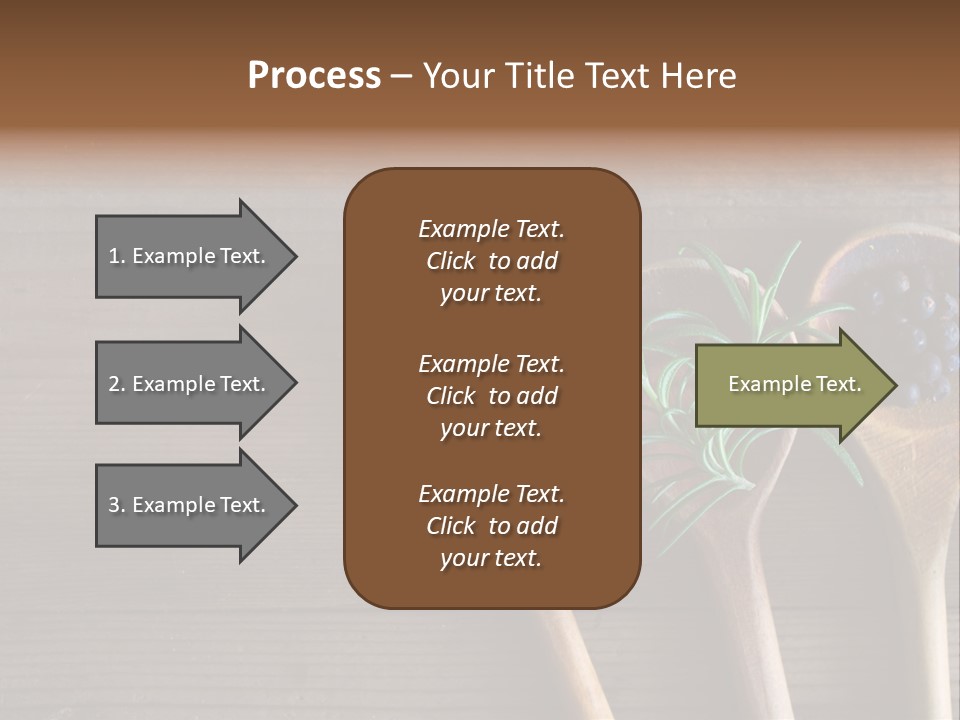 Antique Juniper Cuisine PowerPoint Template