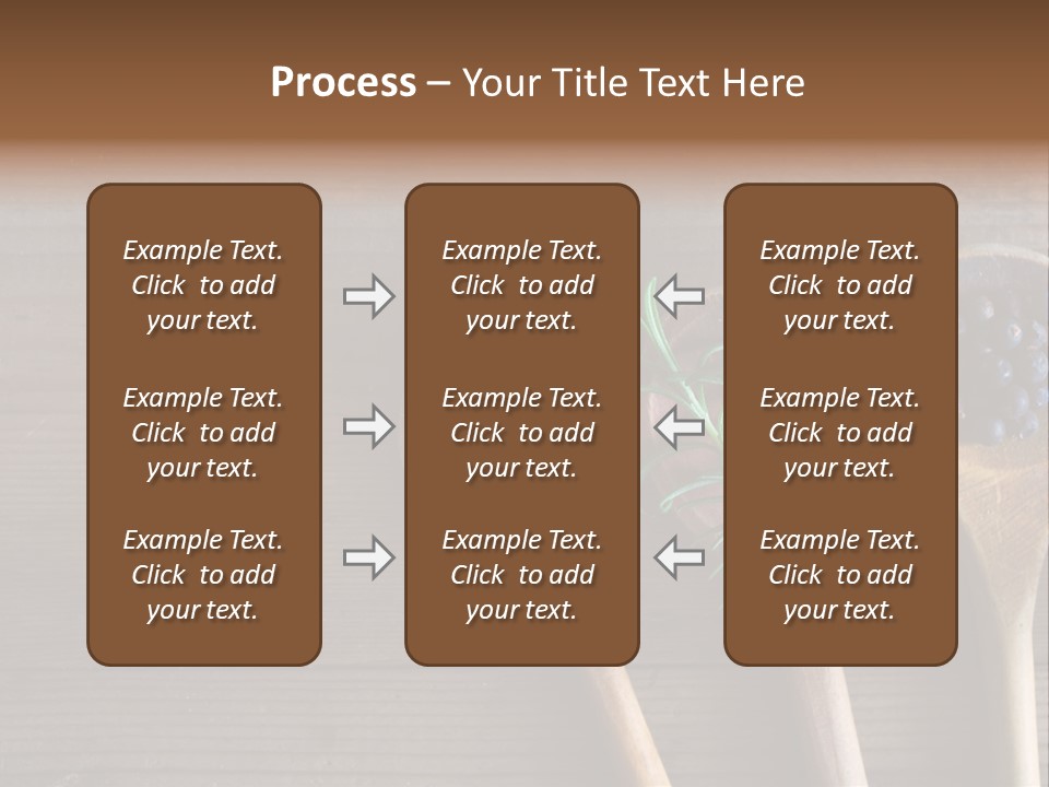Antique Juniper Cuisine PowerPoint Template