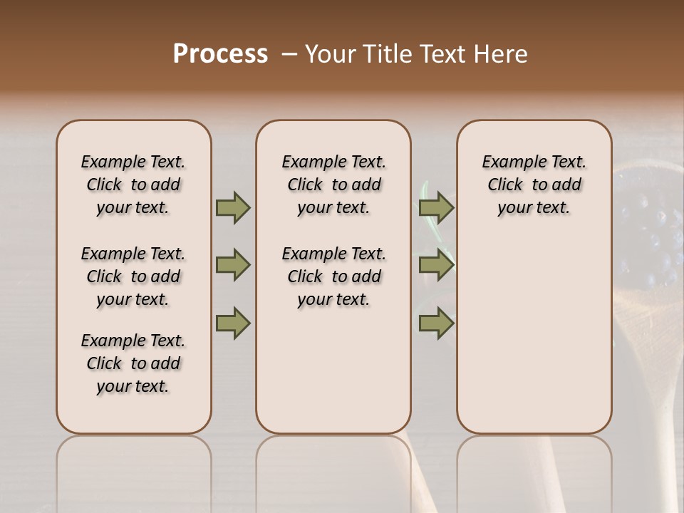 Antique Juniper Cuisine PowerPoint Template