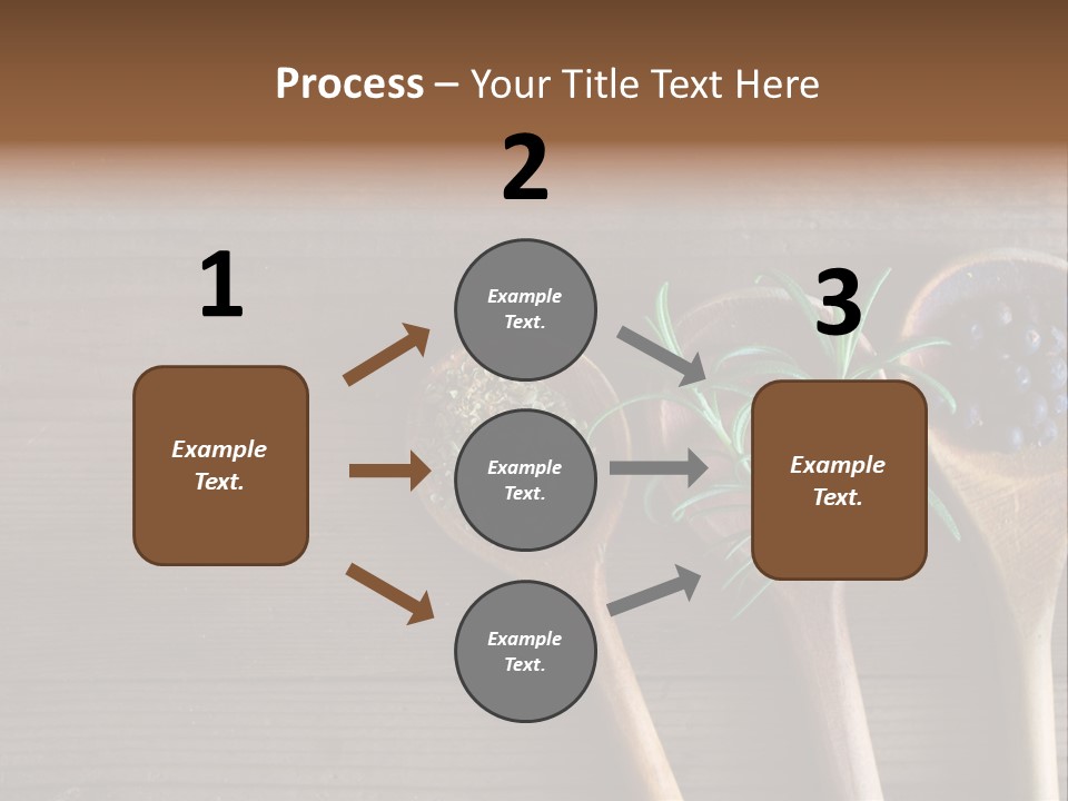 Antique Juniper Cuisine PowerPoint Template